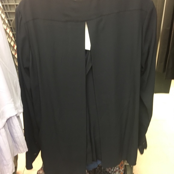 { Helmut Lang } Open Back Tie Top in Navy - Picture 3 of 5